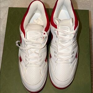 Gucci White and Red Men's Sneakers